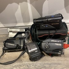 Joblot Philips, JVC  Hitachi Camcorders Digital And Tape - Untested