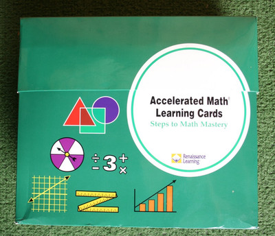 RENAISSANCE LEARNING Grade 7 Math Learning Card Kit Box - No Answer Key