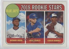 2018 Topps Heritage Rookie Stars Carlos Ramirez Chris Rowley Richard Urena fh3
