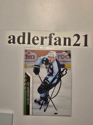 DEL 13-14 2013-2014 Premium SIGNIERT Julian Jakobsen Hamburg Freezers