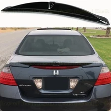 For 2006-2007 Honda Accord 4dr Sedan GLOSS BLACK Factory Style JDM Spoiler Wing