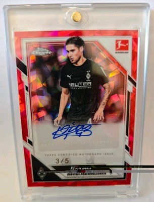 Topps Bundesliga Chrome Sapphire 25/26 - Kevin Diks Auto 3/5 -  Mönchengladbach