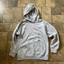 New Champion Girl's Gray Hoodie Size Large Pull-Over