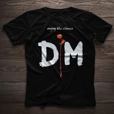 Depeche Mode Enjoy The Silence Heavy Cotton Black All Size Unisex Shirt A