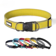 Pet Collar Reflective Dog Collar Escape-Proof Dog Collars Made of Nylon, Brea...