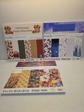 12x12 "Recollections" Scrapbook Kit Paper Stack Lot Of Mixed Paper NEW 