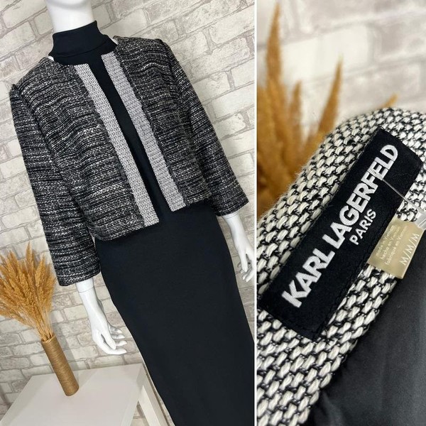 Women Karl Lagerfeld Jacket Grey Other