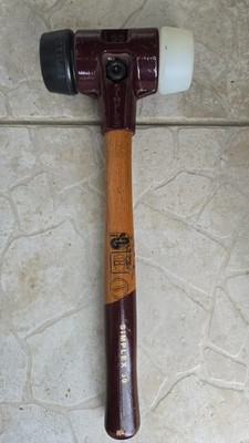 Simplex Schonhammer Gr.50mm  mit  Ersatzeinsätze weich/hart je 2 mal TOPZustand