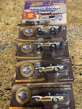 Johnny Lightning Dragsters USA  1:64 Die-Cast LOT OF 4