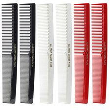 420 Barber Comb Set for Hair Cutting and Styling - 6 Pocket Combs for Stylists i
