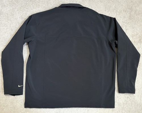Nike Jacket Mens Size XL Black Sphere Pro Golf Performance Soft Shell Tour Rain - Picture 11 of 13