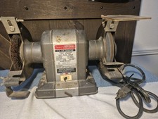 Vintage Craftsman 1/4 HP Bench Grinder   397.19401 Ball Bearing USA RARE