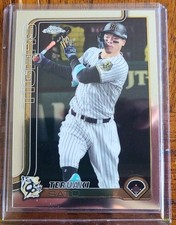 2025 Topps NPB Chrome Teruaki Sato 188 Hanshin Tigers Japan next MLB US seller