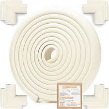 Baby Proof Corners and Edges Protector 18ft Large 15ft Edge 8 Corner Guard ,...
