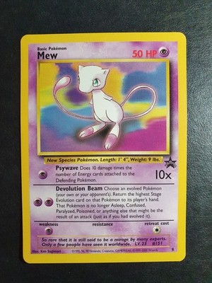 Pokemon WOTC BlackStar Promo Mew WP8 NM