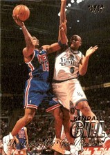 Fleer 97-98 Kendall Gill New Jersey Nets Basketball Card