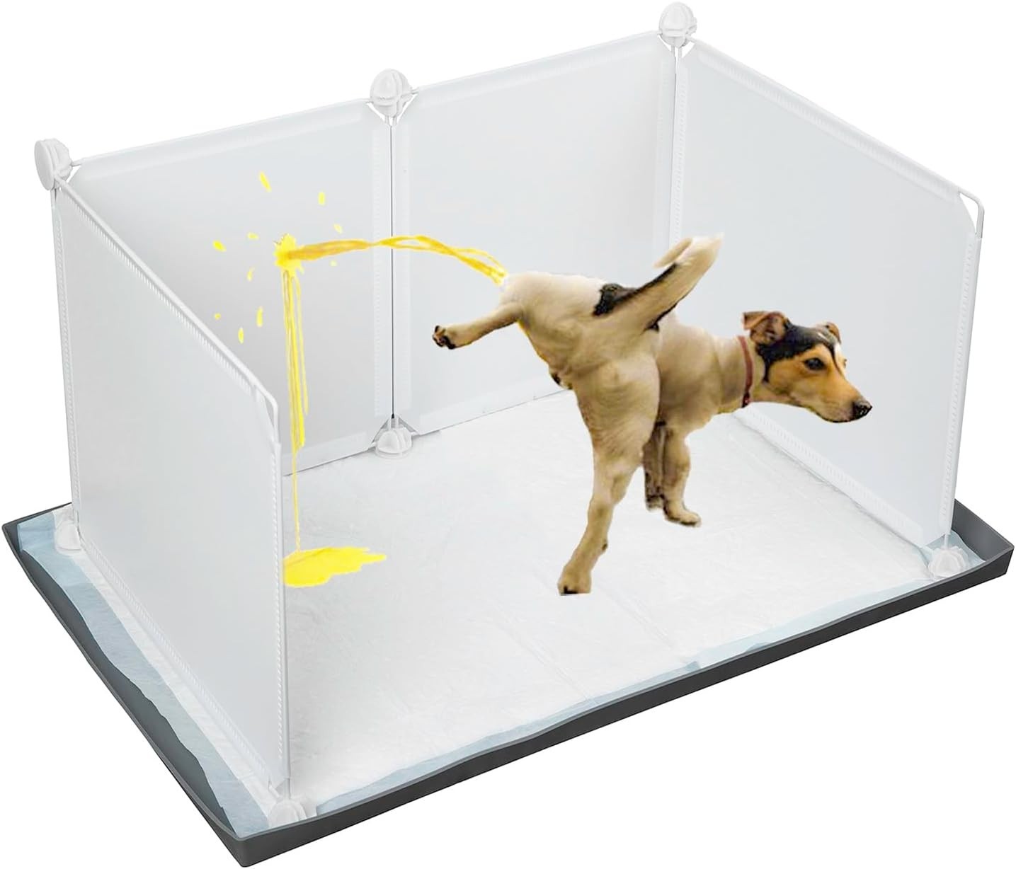 With High Walls,indoor Dog Potty For Small And Medium Dogs,no Spi