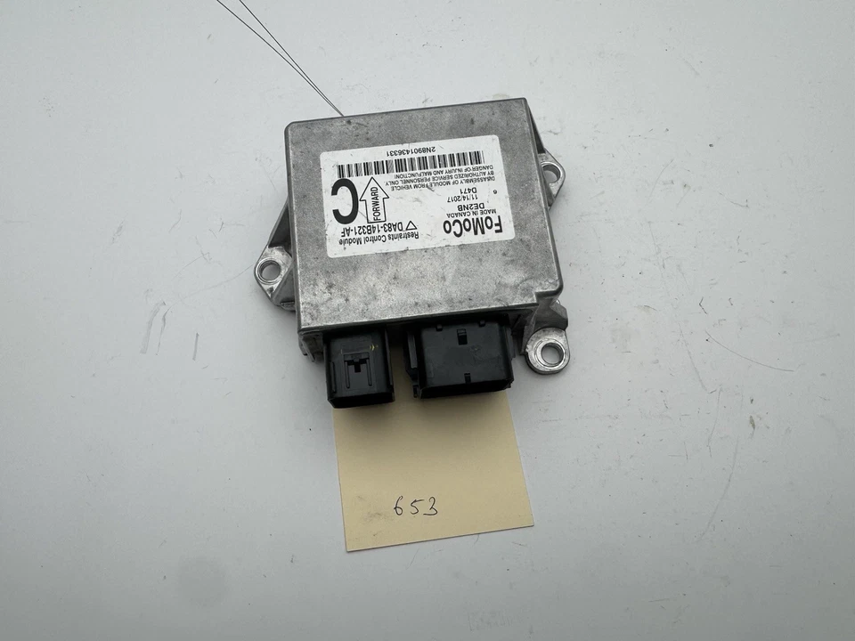 Módulo de control de retención Ford Flex 2013-2019 OEM SRS DA83-14B321-AF Foto 3 de 4