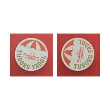 Tuborg Fadol Bowlingcenter Ronne Brauerei Bierdeckel Bier