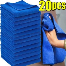 Microfiber Cleaning Cloth Towel Rag Car Polishing No Scratch Detailing Set Of 20 Microfiber Cleaning Cloth Towel Rag Car Polishing No Scratch Detailing Set Of 20