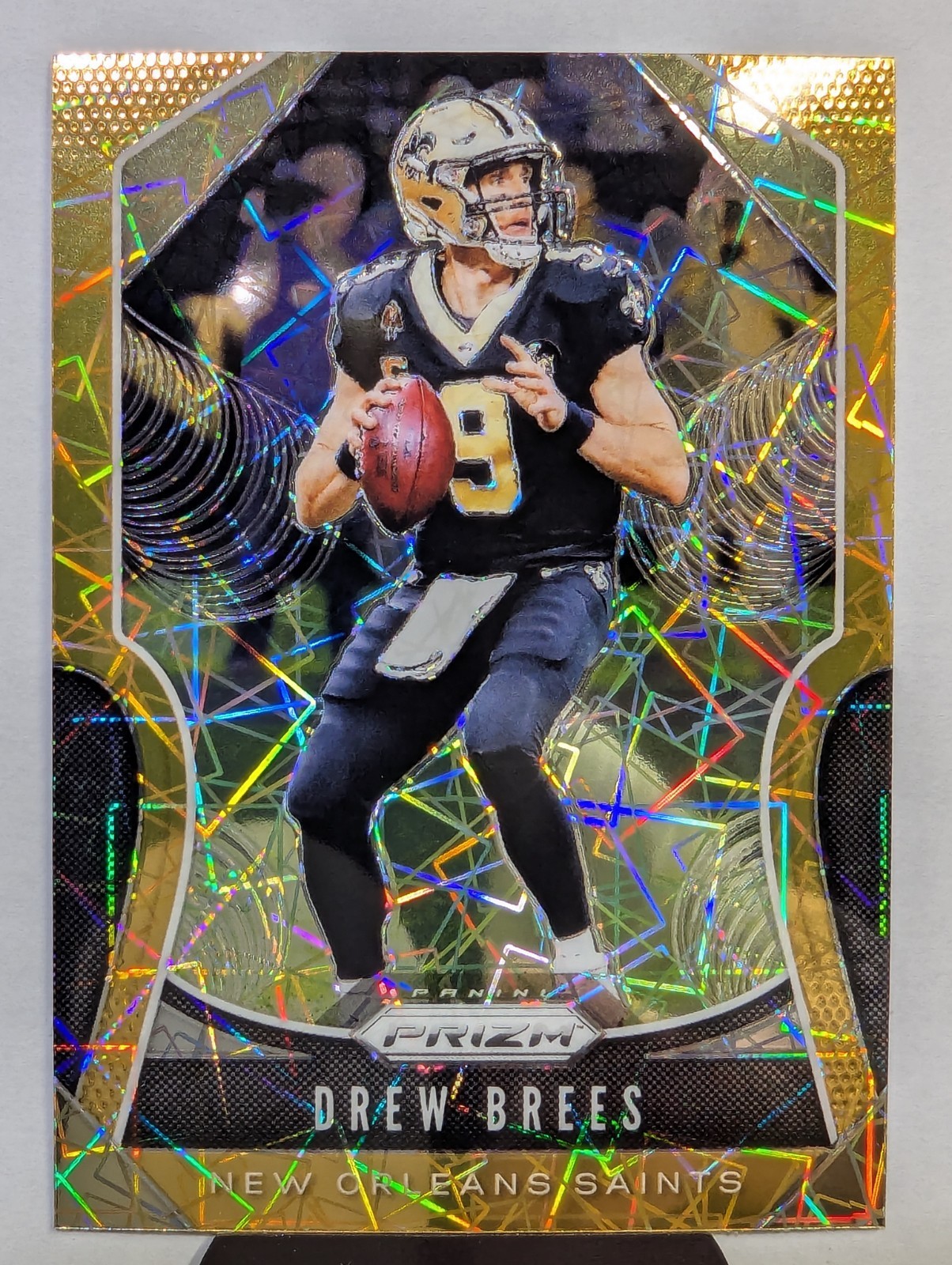 2019 Panini Prizm - Drew Brees #186 Lazer Prizm