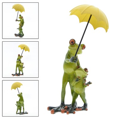 Frosch Figur Harz Einweihung Geschenk niedlich Rasen Ornament für Schreibtisch Regal Rasen