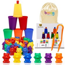 Bmag Counting Bears with Matching Sorting Cups, Preschool Learning 36