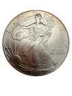 2000 American Silver Eagle 1 oz  Brilliantly uncirculated w/ edge toning #410