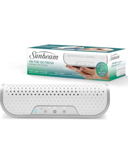 BRAND NEW Sunbeam On-The-Go Fresh Portable Air Purifier | Compact, 3-Stage  - Picture 1 of 5