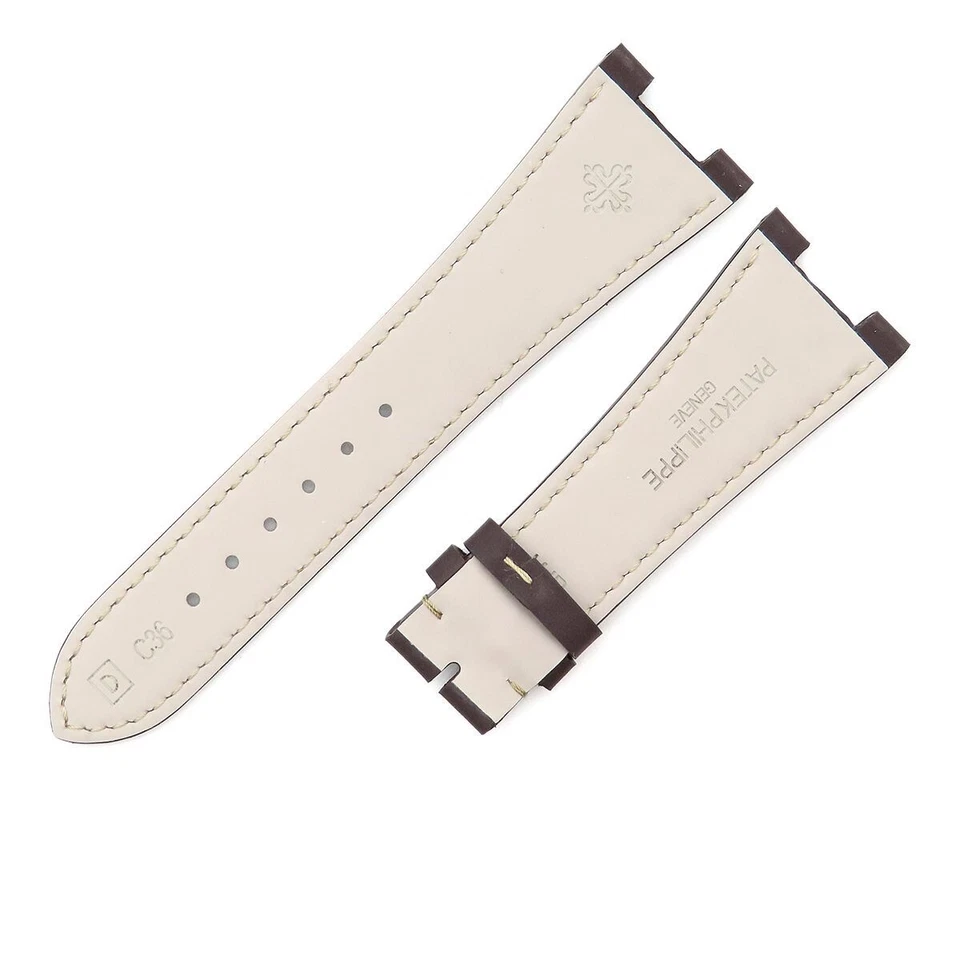 Reloj para hombre Patek Philippe Nautilus correa de cuero marrón genuino directo de Japón Foto 2 de 2