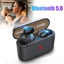 Bluetooth Headset 5.0 TWS Wireless Earphones Earbuds Headphones Stereo Ear Hook