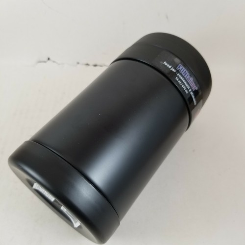 Thermos Funtainer 16 oz. Contenedor plano de frasco de comida de acero inoxidable negro... nuevo - Imagen 8 de 10