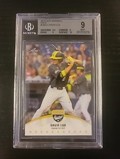 GAVIN LUX 2016 LEAF ROOKIES CARD #LB-GL1 #/25 DODGERS (ROOKIE) SP BGS 9 Mint. rookie card picture
