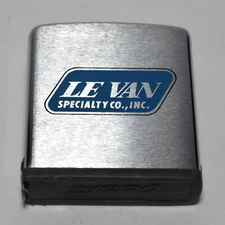 Vintage ZIPPO Le Van Specialty Co Inc Advertising Tape Measure