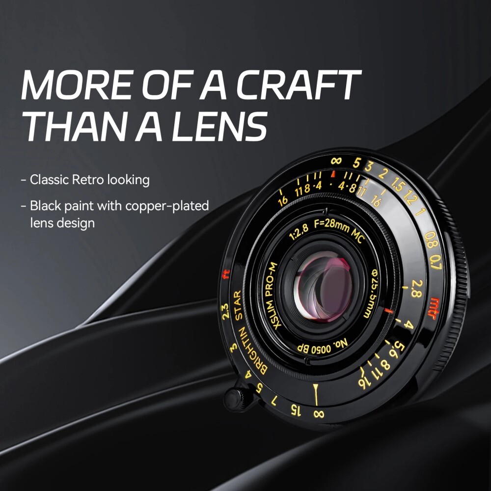 Brightin Star 28mm F2.8 Full Frame Portrait Lens for Leica M Brightin Star 28mm F2.8 Full Frame Portrait Lens for Leica M