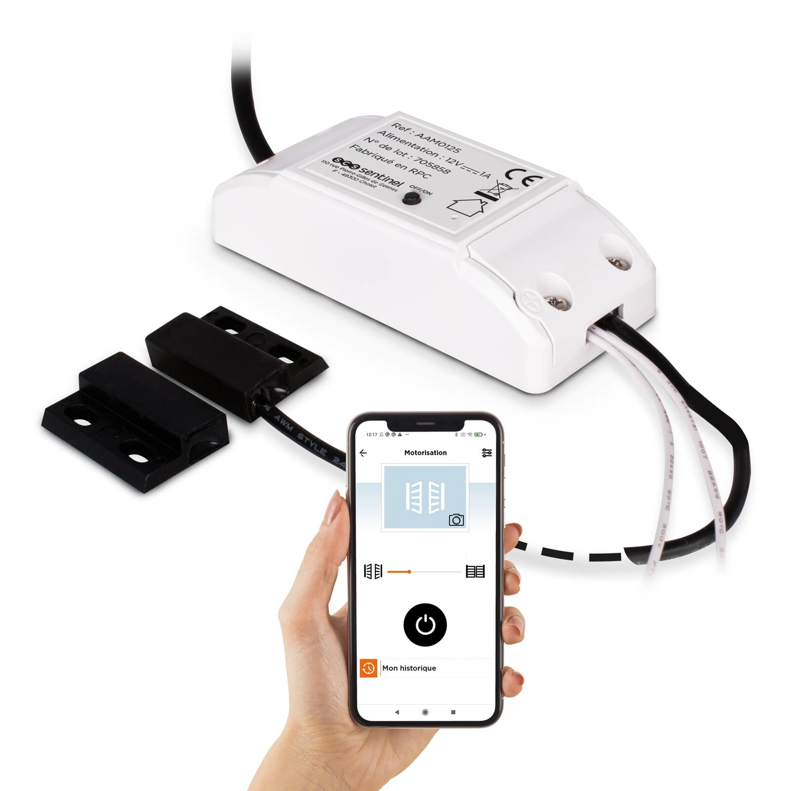 SCS Sentinel, AAM0125, Modulo ricevitore connesso per motorizzazione (n9z)