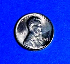 1958-P LINCOLN WHEAT CENT R/B (W/MINT LUSTER) "U-GRADE" BU UNCIRCULATED #13