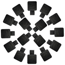 16PCS Notebook Pen Loop Holder,Self Adhesive Leather Pen Holder for