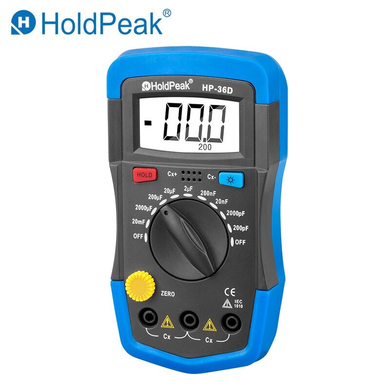 isuratore capacità condensatore, tester digitale LCD 0,1 pF-20.000 µF