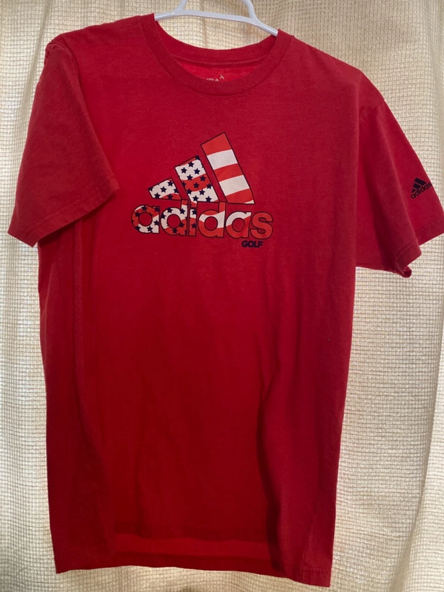Adidas usa flag golf cheap shirt