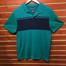 Old Navy Mens Performance Pique Polo Shirt Cotton Blend Short Sleeve M Casual