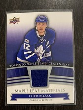 2017 Toronto Maple Leafs Centennial Materials ML-TB Tyler Bozak