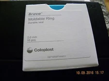 Coloplast #120307 Brava Moldable Rings 2" Size / 2.0mm THIN [Sealed] - Box of 10