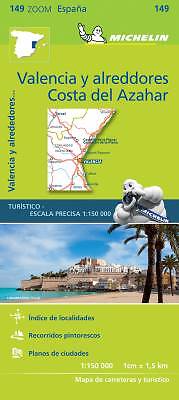 Valencia C.D. Azahar - Zoom Map 149, Michelin,