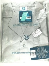 Professional Lab Coat 803 ADAR 144859 Unisex Size 36 Classic 39" Lab Coat, Gray