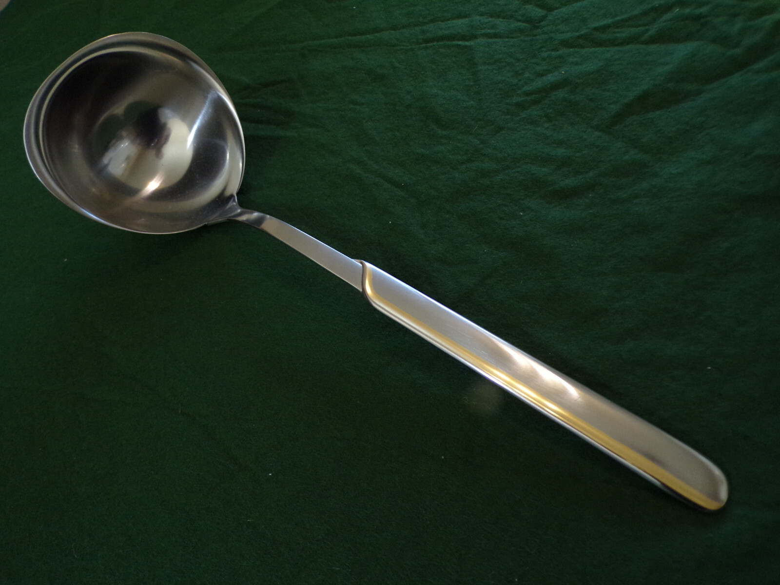WMF modelo Onda con aplicación dorada plantilla cuchara sopera en Cromargan EXCELENTE