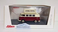 Schuco 1/43: 03779 Vw T1B Camper, Weinrot/Beige (Lim. Ed. 750 StüCk)