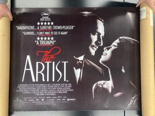 The Artist (2011) original rolled UK Quad 30x40 cinema film poster movie
