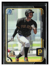 2015 Bowman Chrome Prospects Refractor Asia Black #BP72 Josh Bell