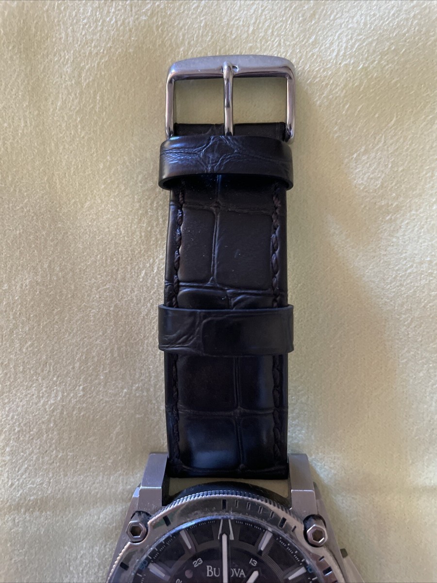 Bulova men’s 96B132 Bulova Mens 96B132 Precisionist CHAMPLAIN Charcoal Dial